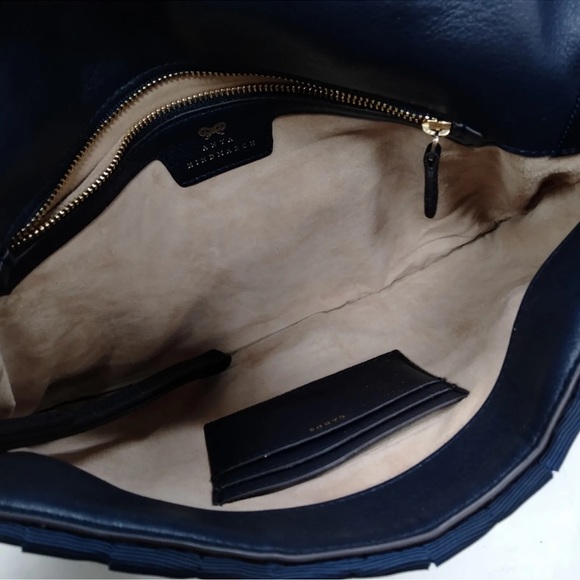 Anya Hindmarch Navy Clutch - Picture 3 of 11